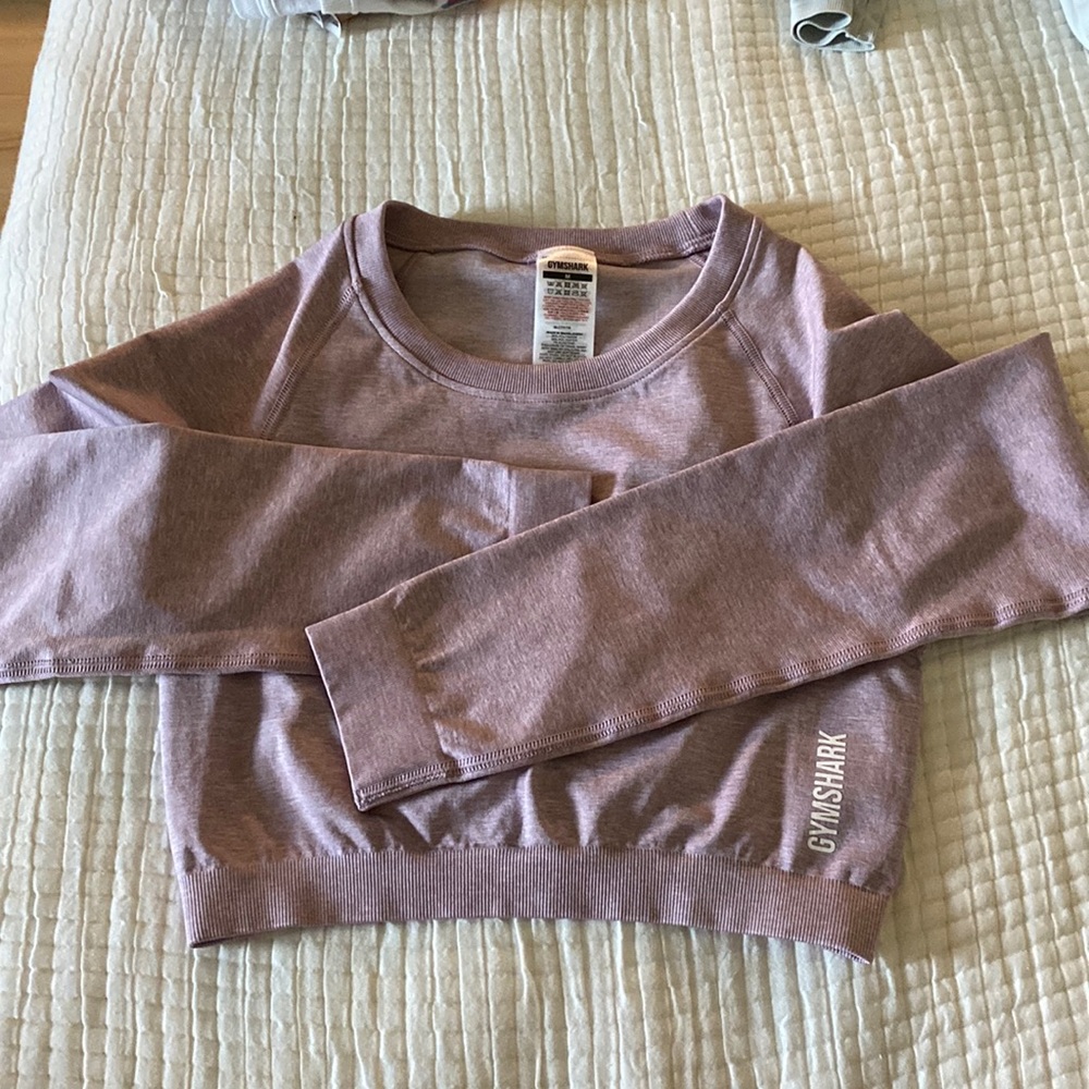Gymshark Crop long Sleeve Top size M